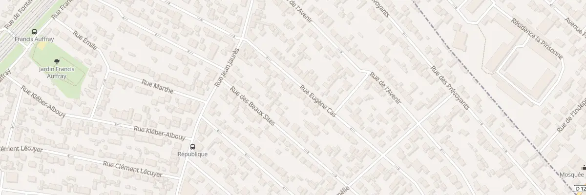 Plan du 63 Rue Eugène Cas à Stains