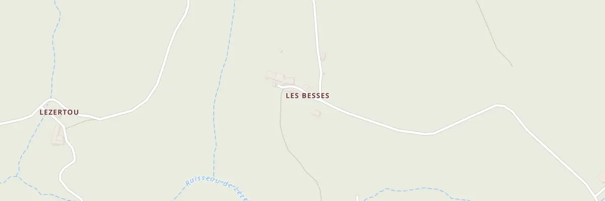 Plan du 374 Rte des Besses à Saint-Salvy-de-la-Balme