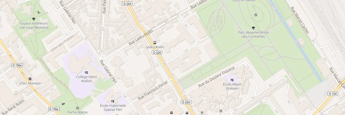 Plan du 8 Rue Germaine Tillion à Ivry-sur-Seine