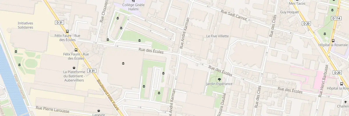 Plan du 55 Rue André Karman à Aubervilliers