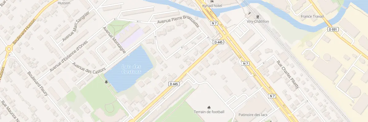 Plan du 12 Rue Francoeur à Viry-Châtillon