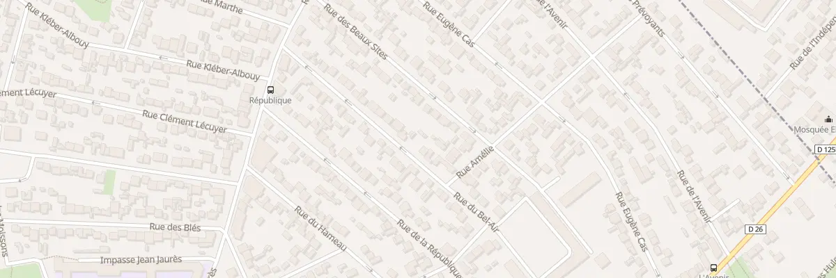 Plan du 31 Rue du Bel Air à Stains