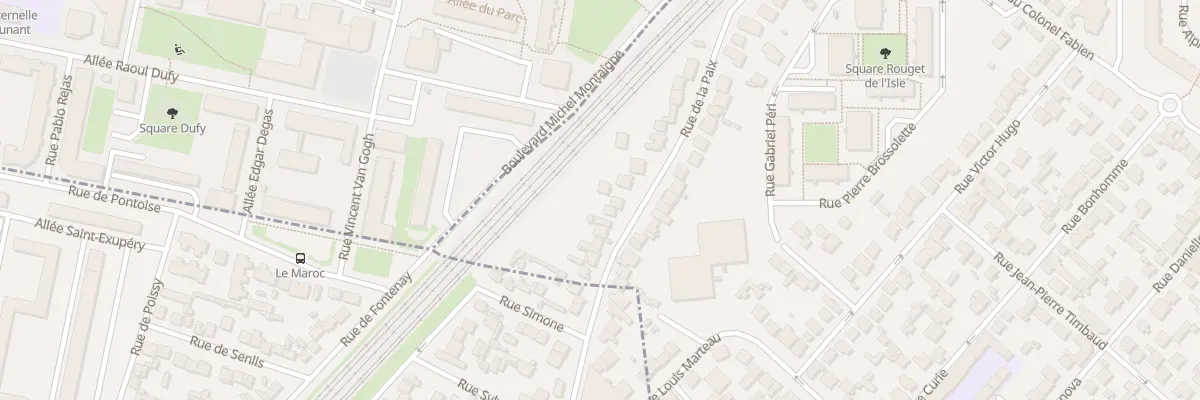 Plan du 22 Rue de la Paix à Garges-lès-Gonesse