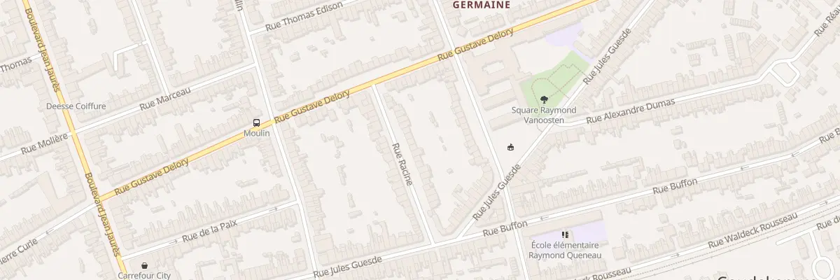 Plan du 25 Rue Racine à Coudekerque-Branche