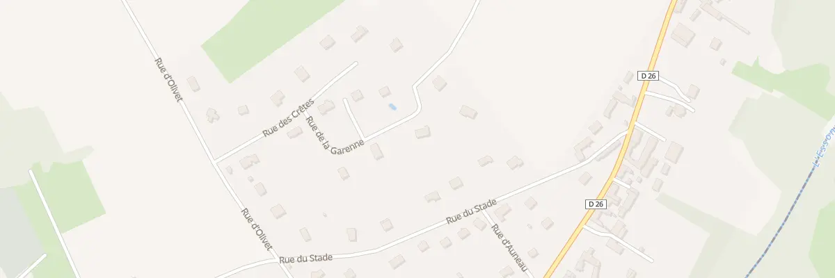 Plan du 8 Rue de la Garenne à Aulnay-la-Rivière