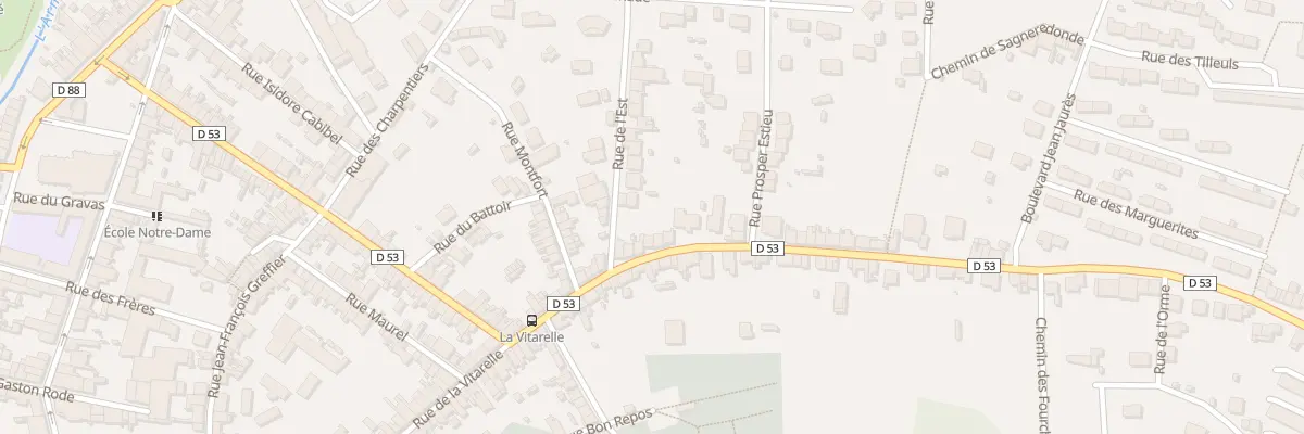 Plan du 71 Rue de la Vitarelle à Mazamet