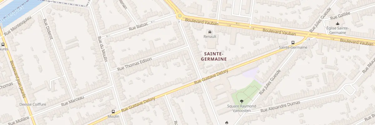 Plan du 77 Rue Arago à Coudekerque-Branche