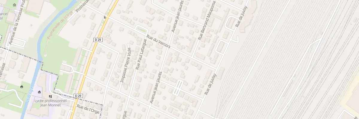 Plan du 13 Rue du Vercors à Athis-Mons