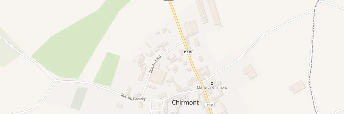 Plan du 1 Rue au Lard à Chirmont