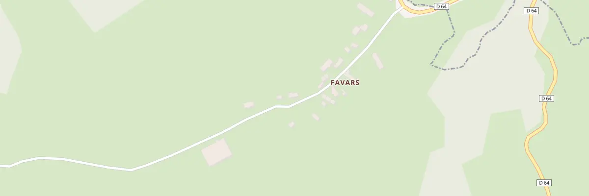 Plan du 5121 Favars à Freix-Anglards