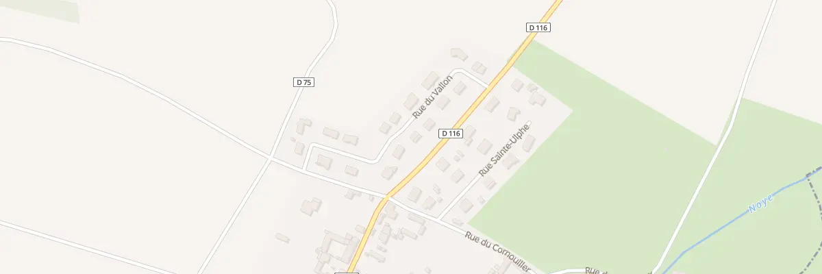 Plan du 7 Rue du Vallon à Cottenchy