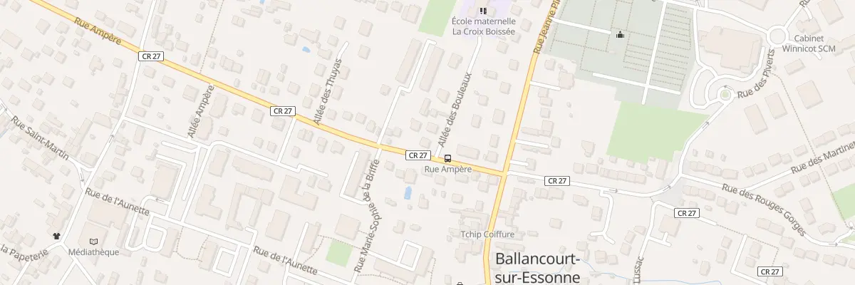 Plan du 10 Rue Ampère à Ballancourt-sur-Essonne