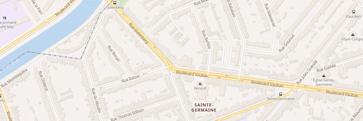 Plan du 186 Bd Vauban à Coudekerque-Branche