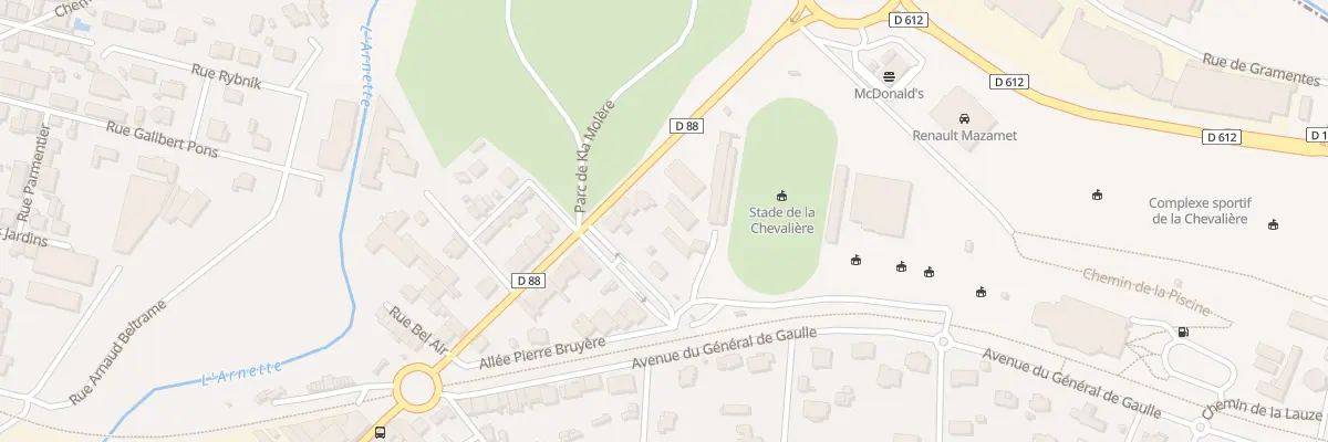 Plan du 62 Av de La Chevalière à Mazamet