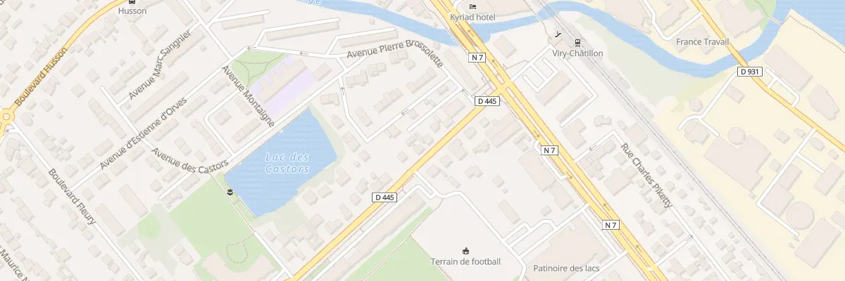 Plan du 10 Rue Francoeur à Viry-Châtillon