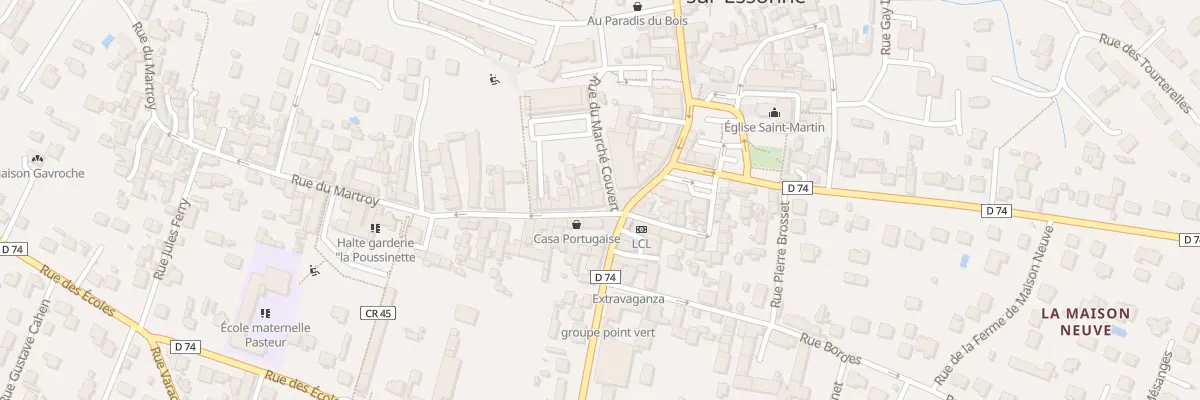 Plan du 2B Rue du Martroy à Ballancourt-sur-Essonne