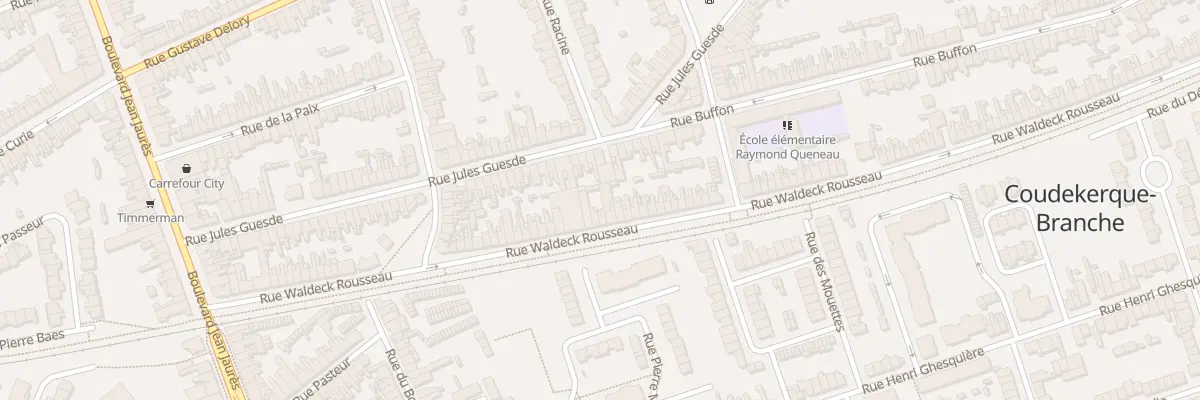 Plan du 39 Rue Waldeck Rousseau à Coudekerque-Branche