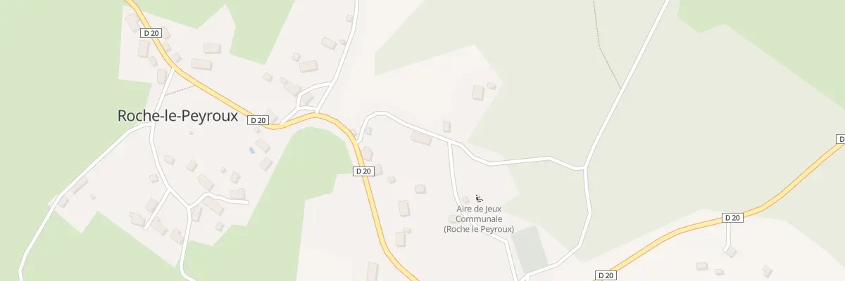 Plan du 5010 Au Bourg à Roche-le-Peyroux