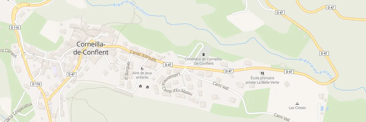 Plan du 264 Le Village à Corneilla-de-Conflent