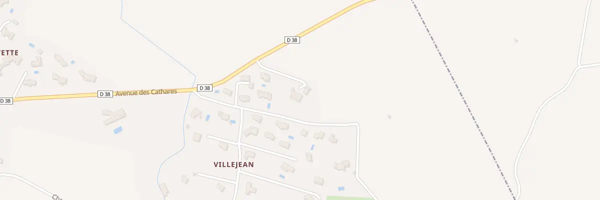 Plan du 816 Av des Cathares à Villemoustaussou