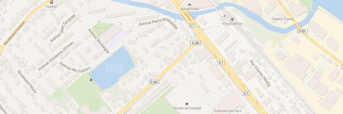 Plan du 8 Rue Francoeur à Viry-Châtillon