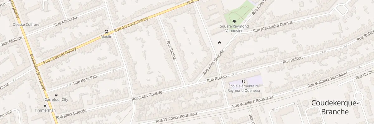 Plan du 7 Rue Racine à Coudekerque-Branche