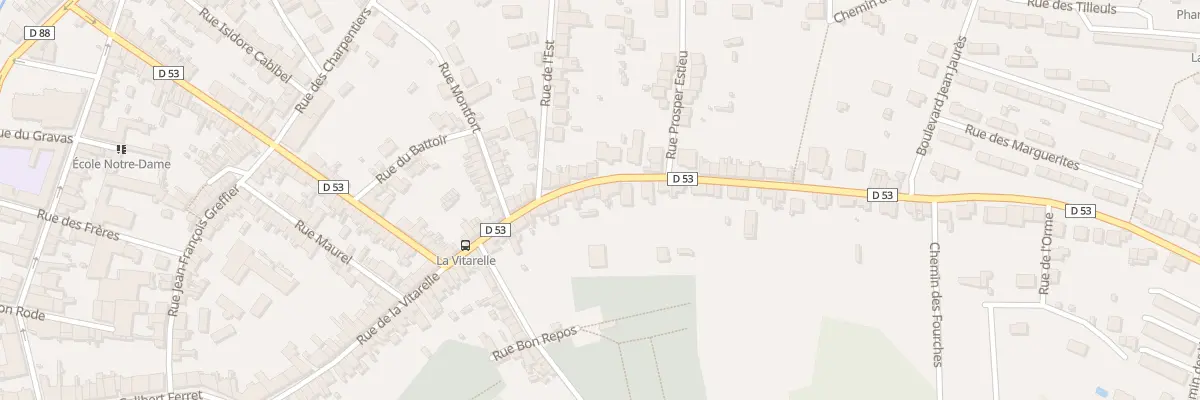 Plan du 98 Rue de la Vitarelle à Mazamet