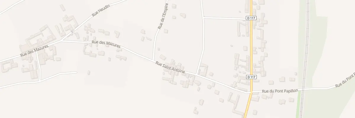 Plan du 8 Rue Saint-antoine à Bacouël
