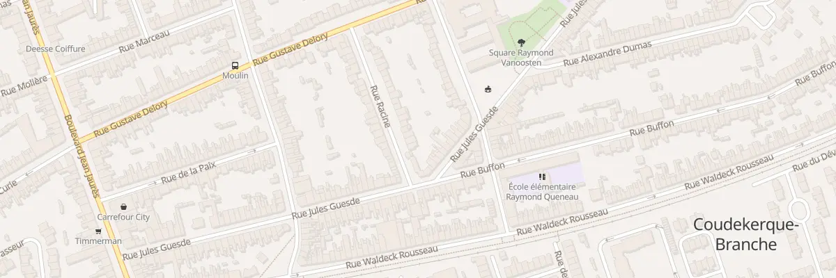 Plan du 5 Rue Racine à Coudekerque-Branche