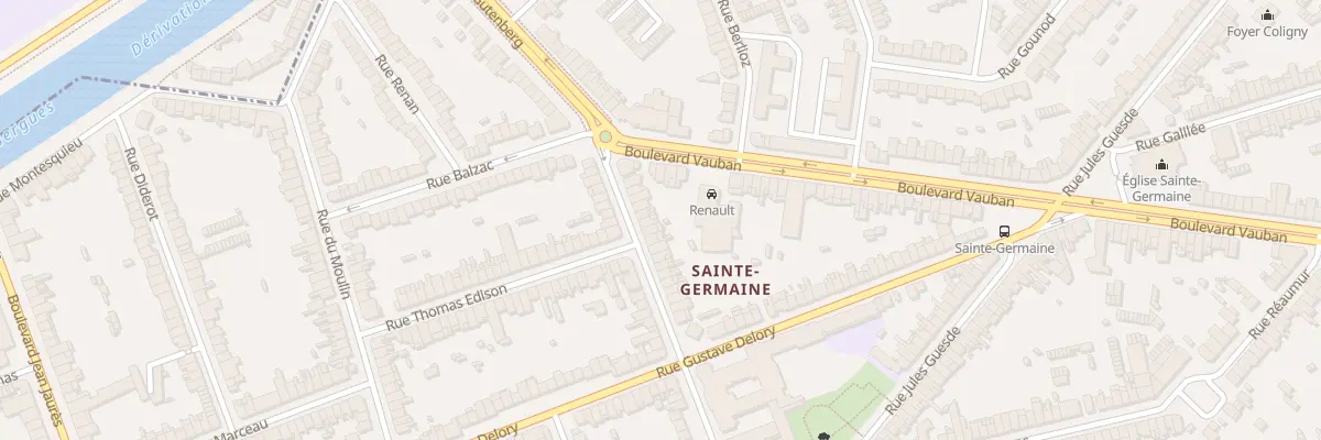 Plan du 90 Rue Arago à Coudekerque-Branche