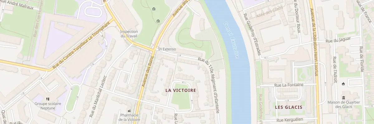 Plan du 14 Rue du Cent Dixieme Ri à Dunkerque
