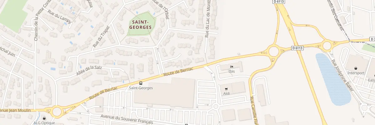 Plan du 9002 Rue de la Dure à Carcassonne
