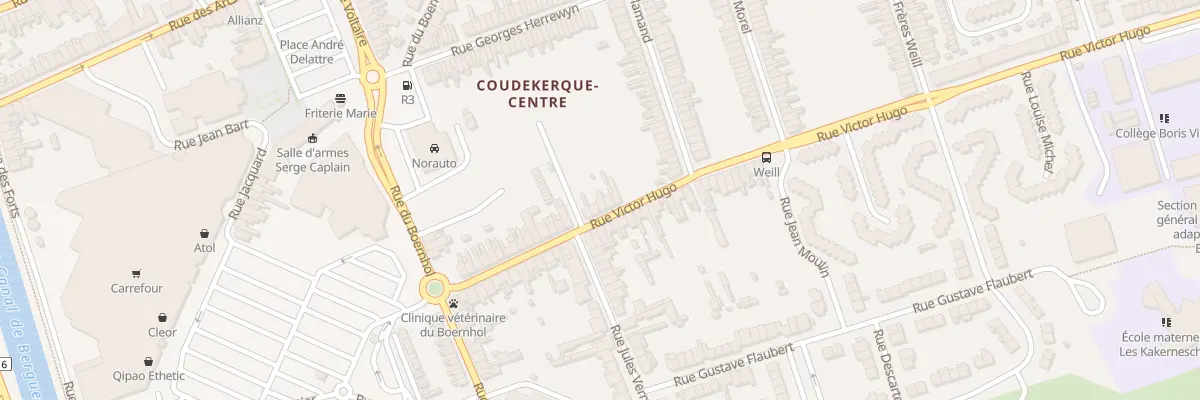 Plan du 39 Rue Victor Hugo à Coudekerque-Branche