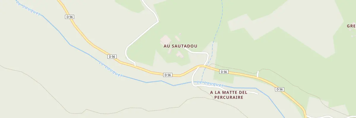 Plan du 5000 Au Sautadou à Greffeil