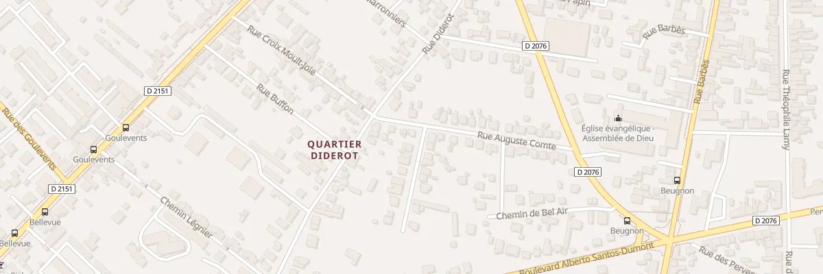 Plan du 39 Rue Auguste Comté à Bourges
