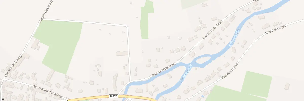 Plan du 25 Rue de l’Isle Amet à Maisse