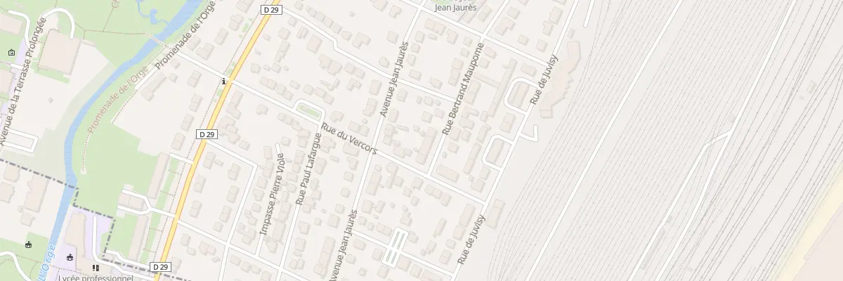 Plan du 1 Rue Bertrand Maupomé à Athis-Mons