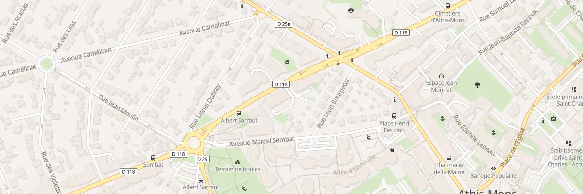 Plan du 7 Av Léon Blum à Athis-Mons