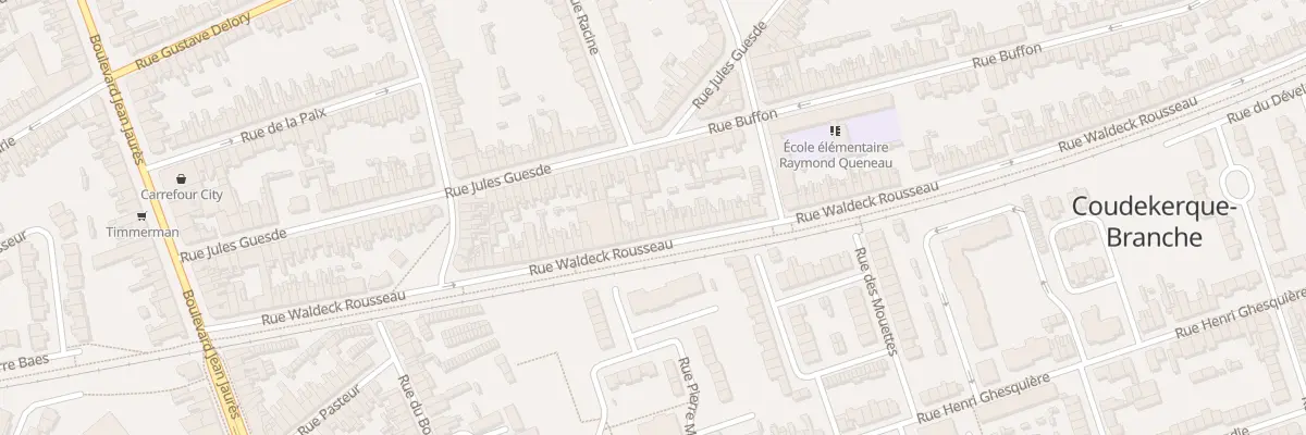 Plan du 41 Rue Waldeck Rousseau à Coudekerque-Branche