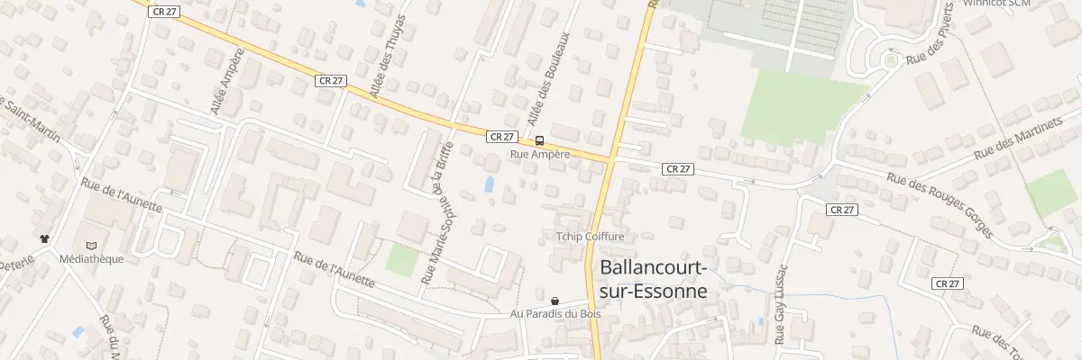 Plan du 3B Rue Ampère à Ballancourt-sur-Essonne