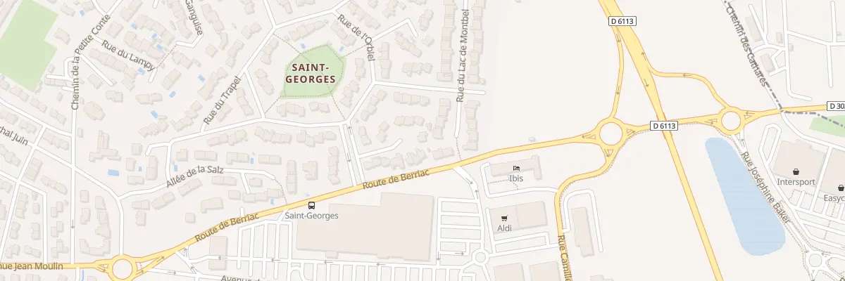 Plan du 2 Rue de la Dure à Carcassonne