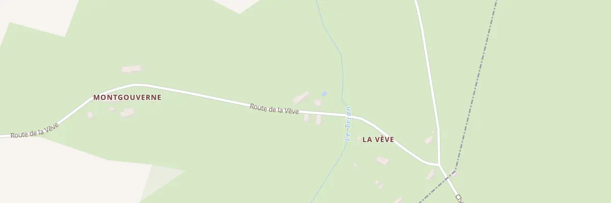 Plan du 715 Rte de la Vève à Marçais