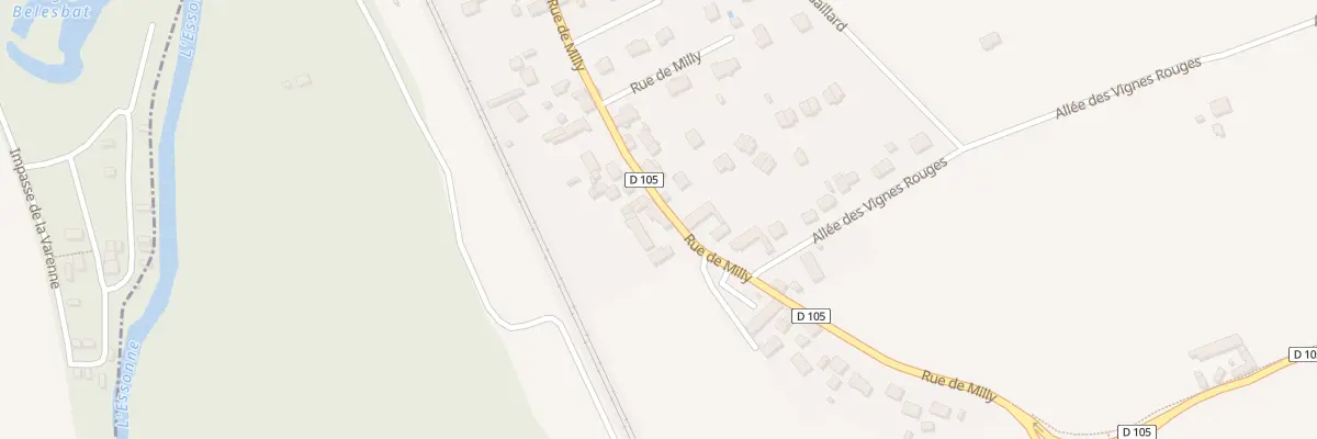 Plan du 72 Rue de Milly à Boutigny-sur-Essonne