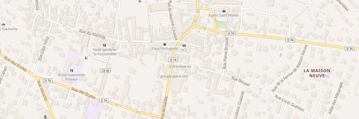 Plan du 1 Rue Bordes à Ballancourt-sur-Essonne