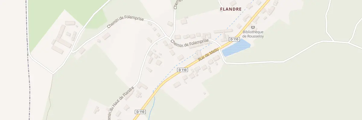 Plan du 46 Rue de Mello à Rousseloy