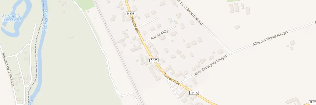 Plan du 61A Rue de Milly à Boutigny-sur-Essonne