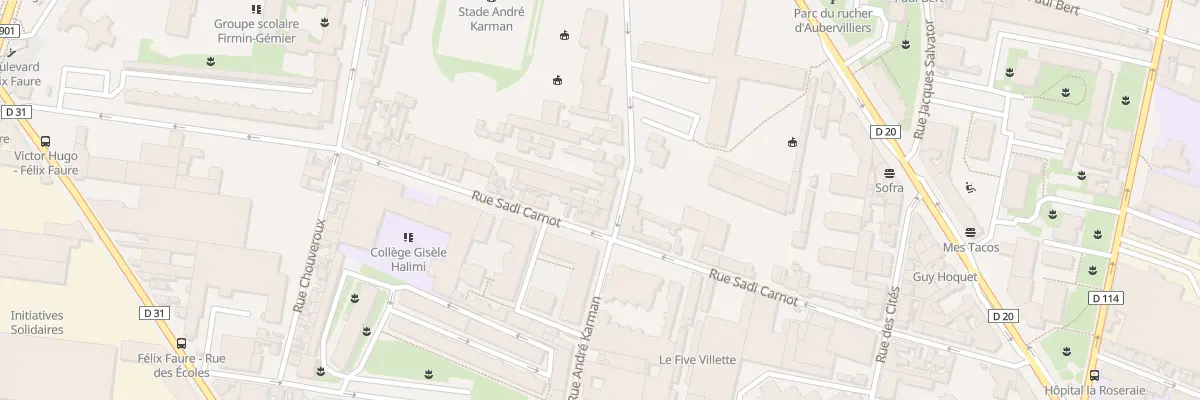 Plan du 101 Rue André Karman à Aubervilliers