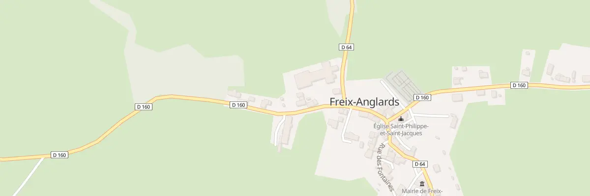 Plan du 5021 Le Bourg à Freix-Anglards