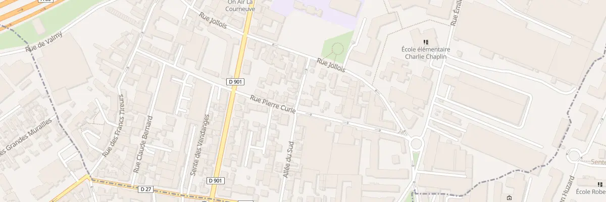 Plan du 33 Rue Pierre Curie à La Courneuve