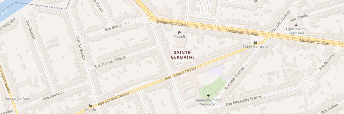 Plan du 74 Rue Arago à Coudekerque-Branche